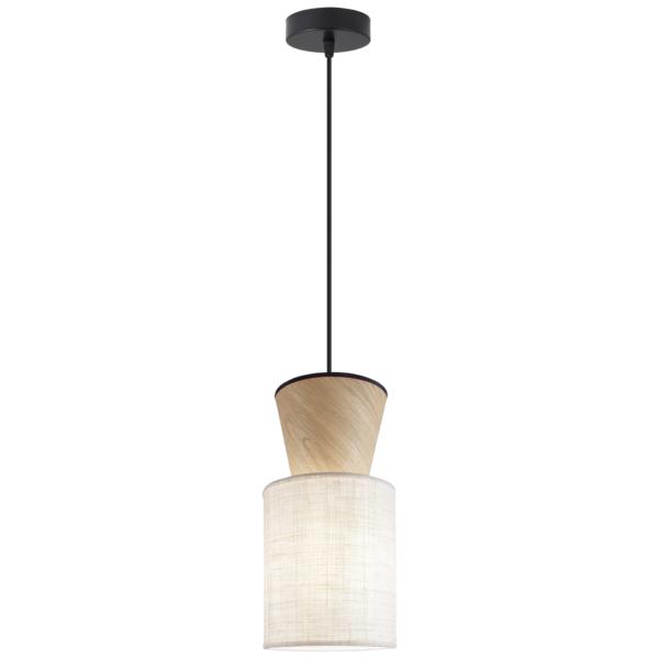 Colgante 1L AOSTA lino tostado 1 x 60w e-27 - ALEMAR