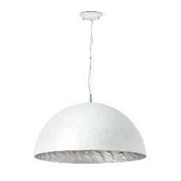 Colgante MAGMA Faro - acabado blanco/plata - 70cm