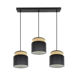 Lampara Lineal 3 luces Kandy Fabrilamp - Varias tonalidades