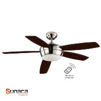 Ventilador Samal Leds-c4  Niquel. Ø 132cm