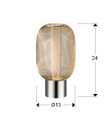 MICRON-SOBREMESA CROMO/ORO - SCHULLER