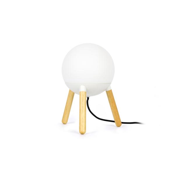 Sobremesa MINE GLASS blanca madera Faro