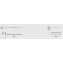 Aplique interior NELSON Blanco Mantra - Luz LED 