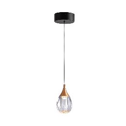 CORINA- LAMPARA 1L NEGRO-COBRE - SCHULLER