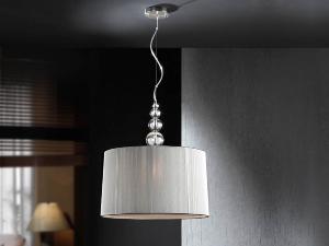 Colgante Mercury Schuller - Pantalla plata Ø50cm. LED