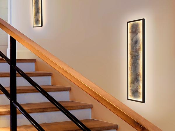 STONE- APLIQUE/PLAFON LED CCT-NEGRO L60 - SCHULLER