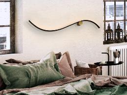 SILOE APLIQUE NEGRO-ORO - SCHULLER