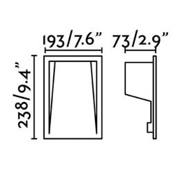 Empotrable SOUN 105 Blanco LED Faro Barcelona