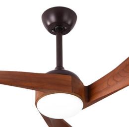 Ventilador JANUBI Marron Fabrilamp - Motor DC Ø132cm
