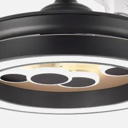 Ventilador Cupido Fabrilamp Negro - Motor DC Ø107cm