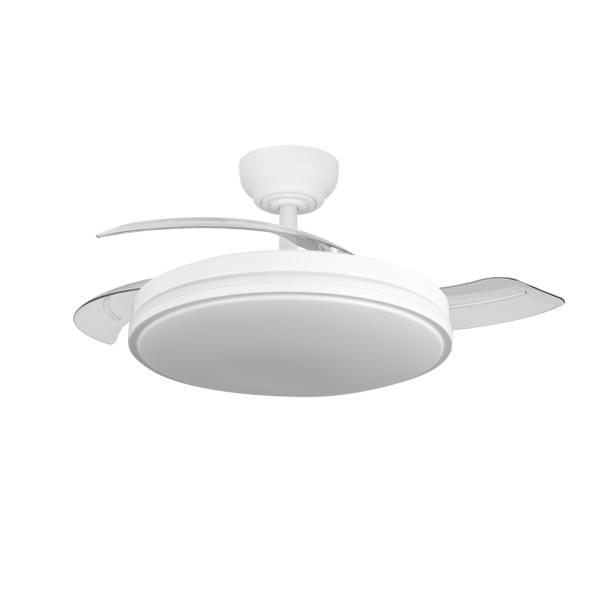 Ventilador Parlatore Blanco Fabrilamp - Motor DC Ø48-107cm