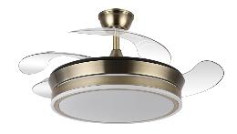 Ventilador BAYOMO Mini Cuero Fabrilamp - Motor DC Ø91cm