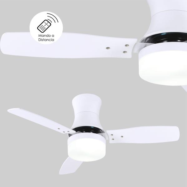 Ventilador de techo Buran blanco Fabrilamp 107cmØ