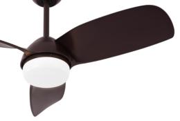 Ventilador HAUR Marron - Fabrilamp  Motor DC Ø107cm