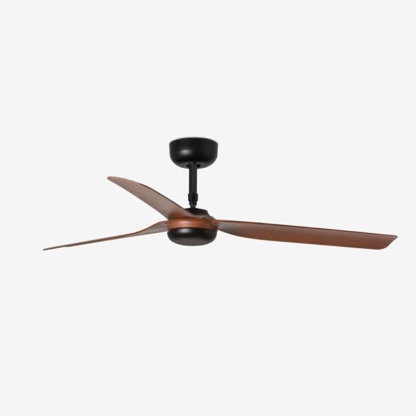 Ventilador Punt FARO Sin luz Negro/Madera 130cm.Ø