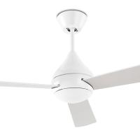 Ventilador Tupai blanco LEDS-C4, motor DC. Ø 106cm