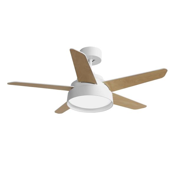 Ventilador LEBECHE Blanco Fabrilamp - Motor DC. 132cm.Ø