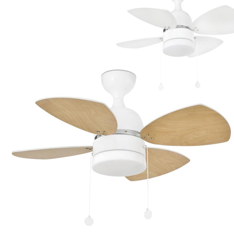 Ventilador Mediterraneo FARO - Ventilador blanco 81.5cm.Ø