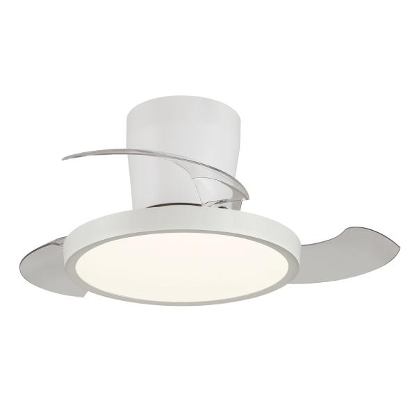 Ventilador Retractil Melody-XS Blanco con base P&B - Motor DC. 30-68cmØ.