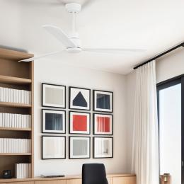 Ventilador NASSAU Blanco FARO - Motor DC Ø128cm.