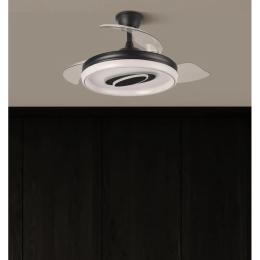 Ventilador Maracaná Negro Fabrilamp - Motor DC Ø50-107cm