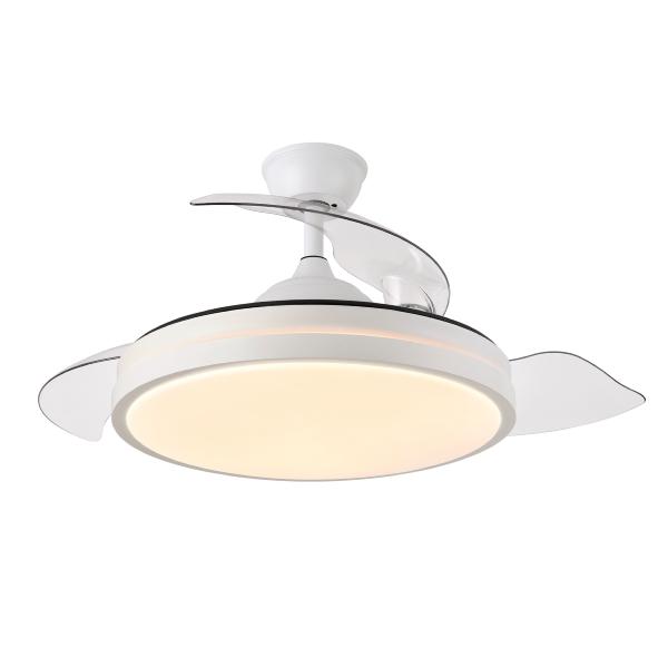 Ventilador Escorpion Tres Aspas Blanco Fabrilamp - Motor DC Ø107cm