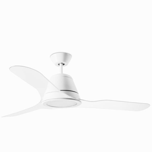 Ventilador LED 132 cm. Aspa transparenten Tiga. LEDS-C4