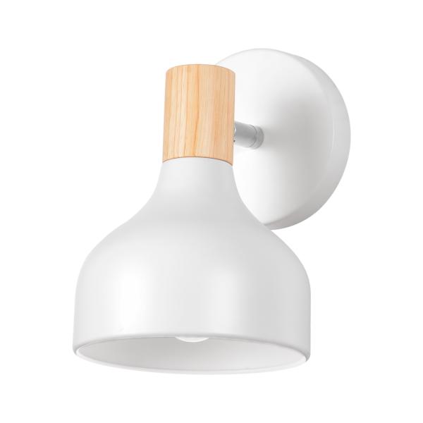 Aplique Aran blanco-madera - ALEMAR