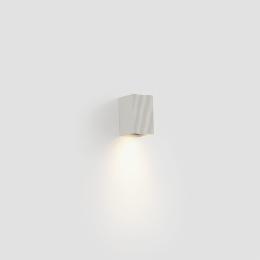 Aplique LUNE cuadrado estriado blanca Faro Barcelona