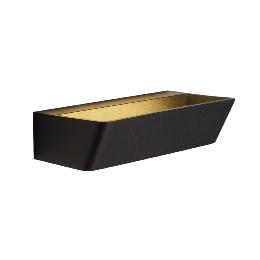 Aplique pared ALTEA Negro Arena Mantra - Luz Led