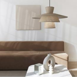 Colgante BARI madera 1 x 60w e-27 - ALEMAR