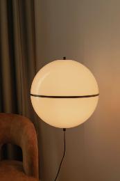 Colgante DOME S negro con toma corriente inferior Faro