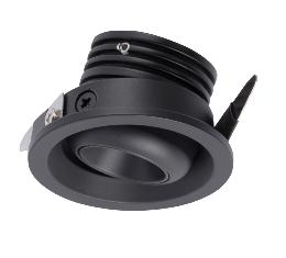 Empotrable NEPTUNO Negro Mantra - Luz led