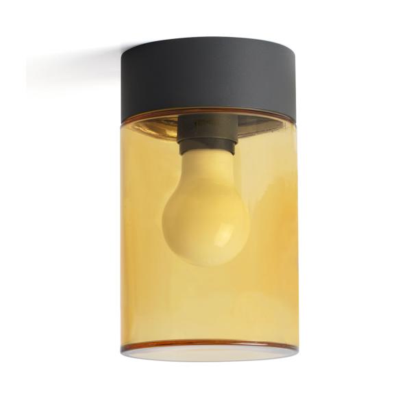 Plafon KILA 200 Plafón gris oscuro ambar Faro