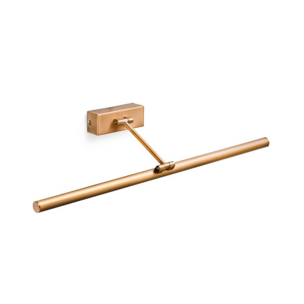 Iluminacuadros MAGRITTE 600 oro viejo LED Faro