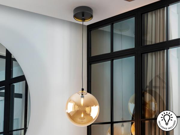 Colgante DARK ø20- Schuller. Bombilla LED G9