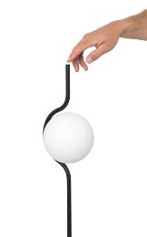 Lampara de pie LE VITA LED dimable negro Faro 