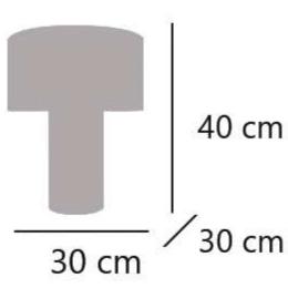 Sobremesa BRANDY marmol 1 x 60w e-27 - ALEMAR