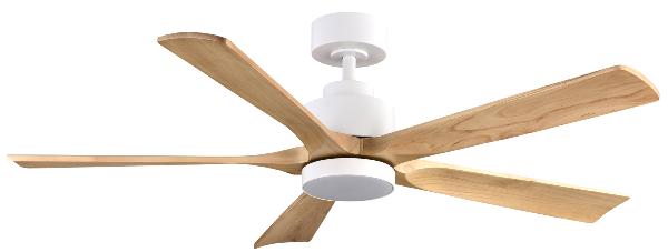 Ventilador Cairo Blanco Haya Fabrilamp - Motor DC Ø132cm