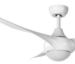 Ventilador CANEA Blanco Fabrilamp - Motor DC. 134cm.Ø