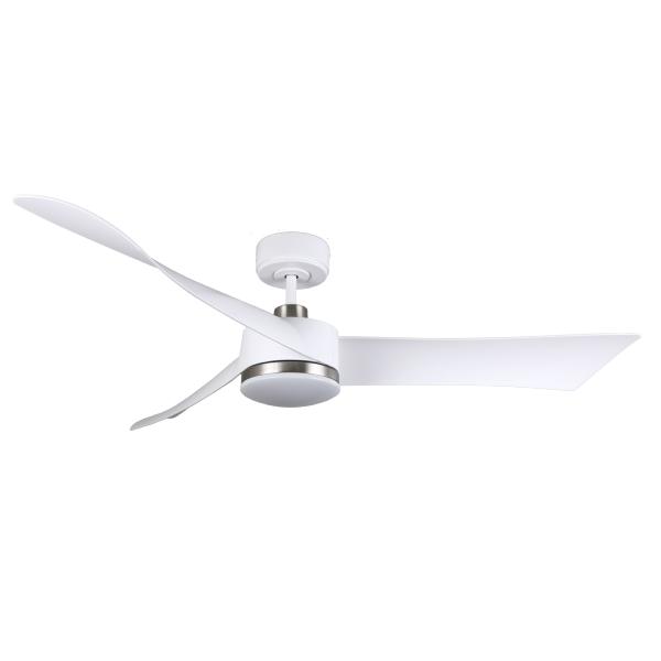 Ventilador TEMPEL Blanco Fabrilamp - Motor DC. 132cm.Ø