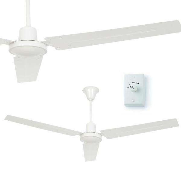 Ventilador Indus FARO - blanco 5 velocidades 140cm. Ø