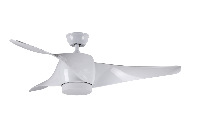 Ventilador Electra blanco Fabrilamp. 132cm.Ø