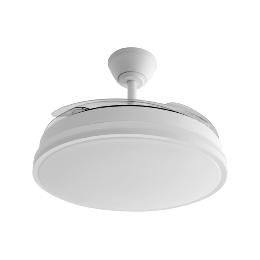 Ventilador GUERRERO Blanco Abrila 4 aspas Motor DC Ø48-107cm