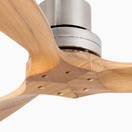 Ventilador LANTAU S FARO niquel pino 108cm. Ø