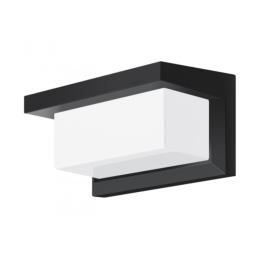 Aplique exterior LAMAR negro led 12w 3000k - ip65 - ALEMAR