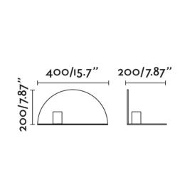 Aplique NIT izquierdo negro Faro Barcelona