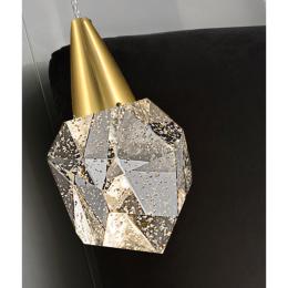 Lampara techo lineal AQUARIA Oro - Schuller - Luz LED