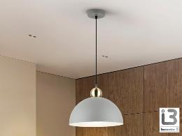 POLO LAMP 1L -GRIS/LATON - ILUMINACION i3 By SCHULLER