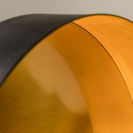 Lampara colgante WHIZZ negro y oro satinado Faro